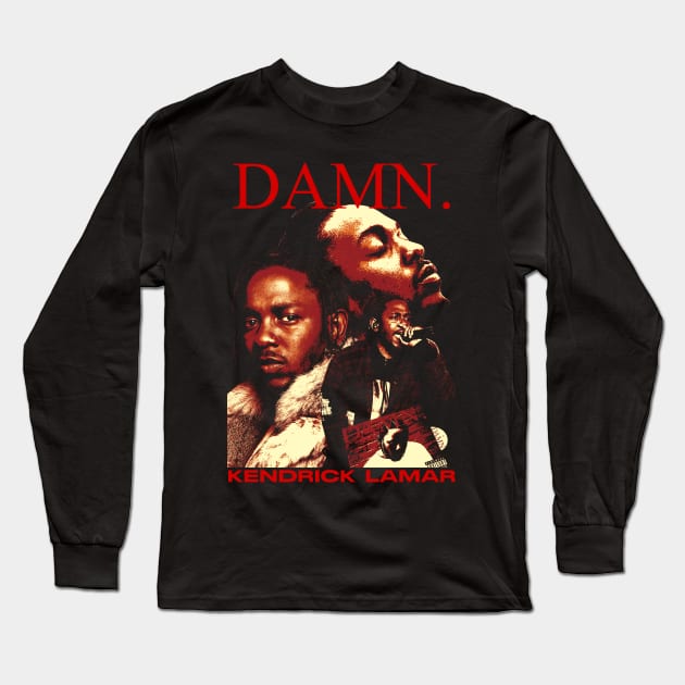 Kendrick Lamar Long Sleeve T-Shirt by tiredatlas